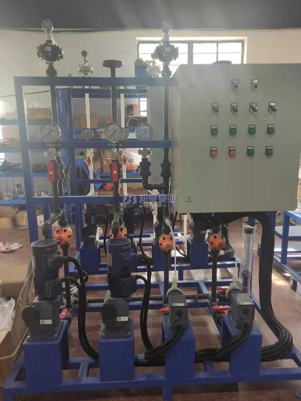 隔膜计量泵加药装置成套设备complete set of dosing equipment for diaphragm